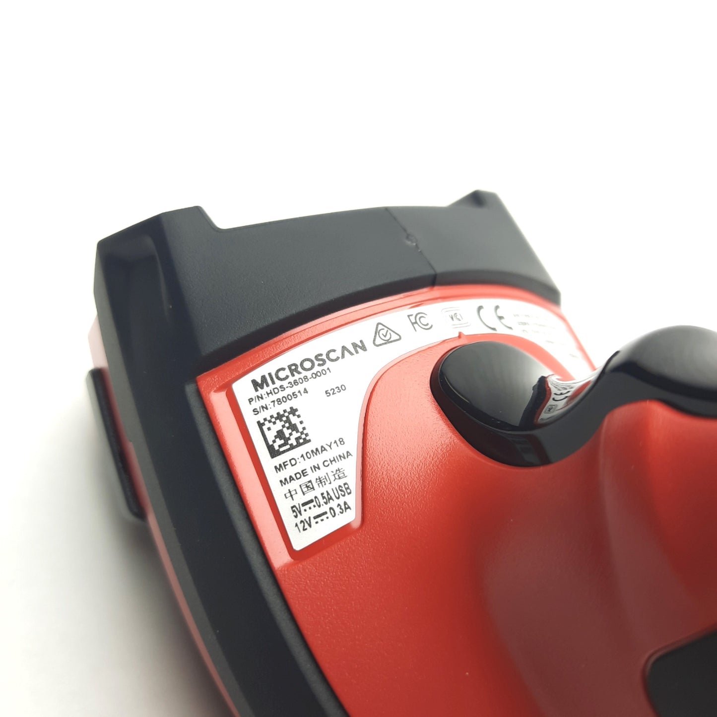 New Omron HDS-3608-0001 Microscan HS-360X Handheld DPM Barcode Scanner, Wired