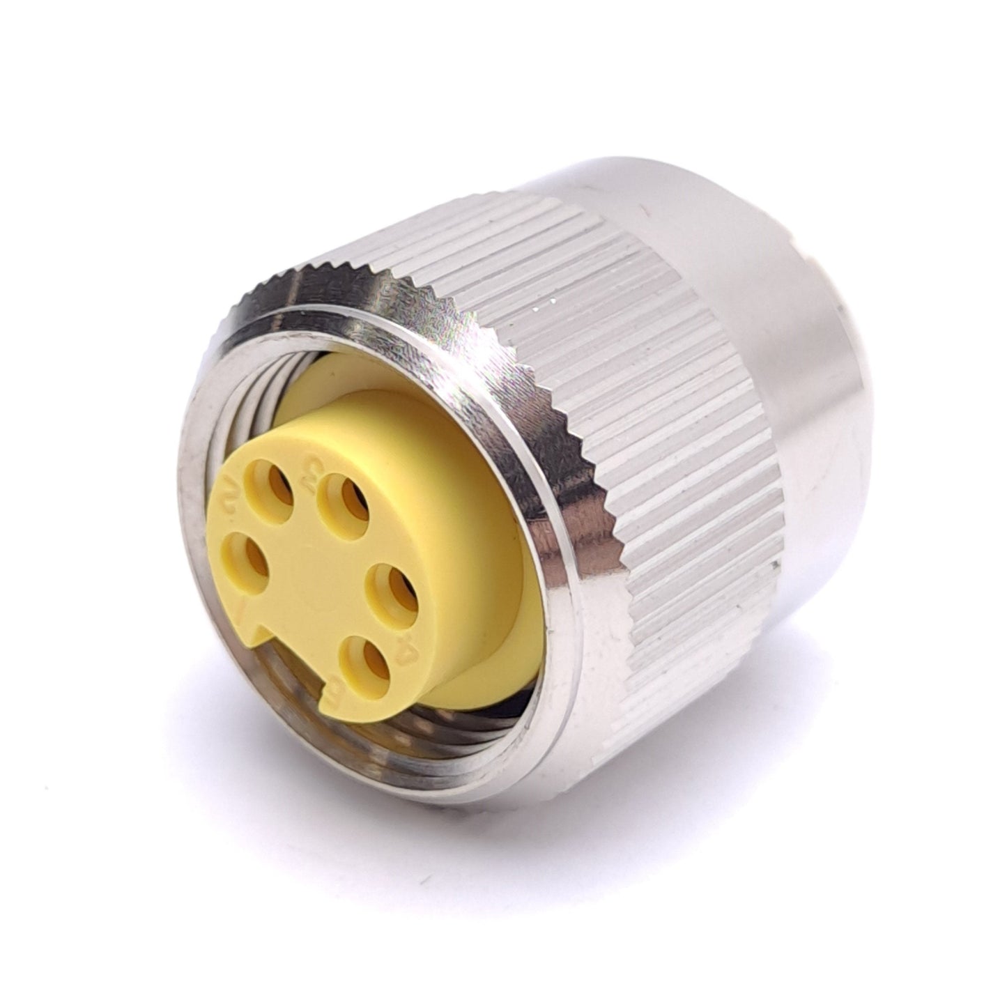 New Mencom MIN-5FP-FW-DN Field Wireable Connector, 7/8-16UN2 5-Pin Female, 600V 12A