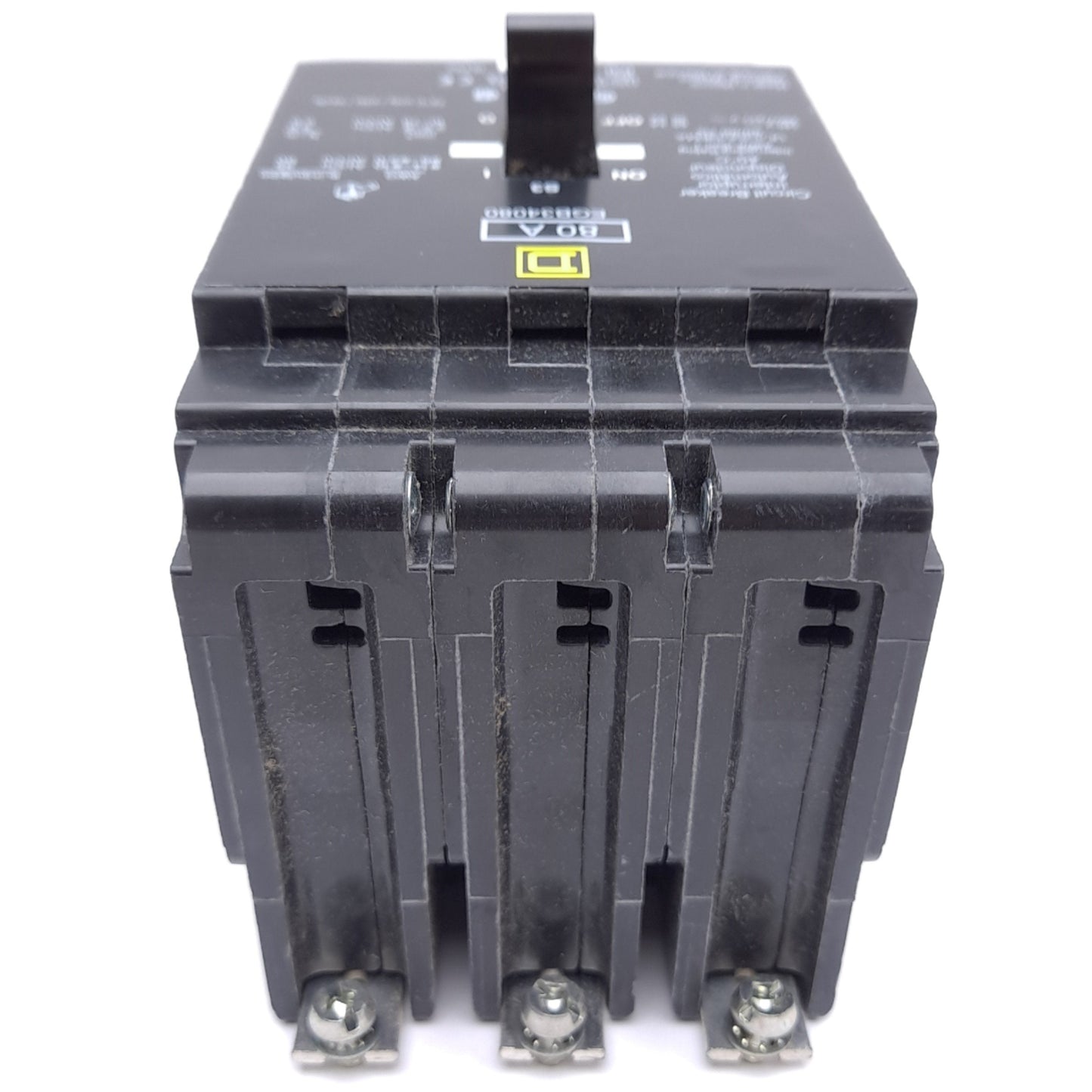 New Square D EGB34080 Circuit Breaker, 3-Pole, Bolt-On, 80A, 480Y/277VAC