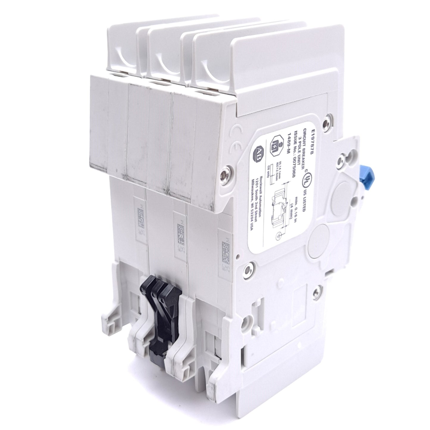 New Allen Bradley 1489-M3C250 Circuit Breaker, 3-Pole, C-Curve, 25A, 480Y/277V AC