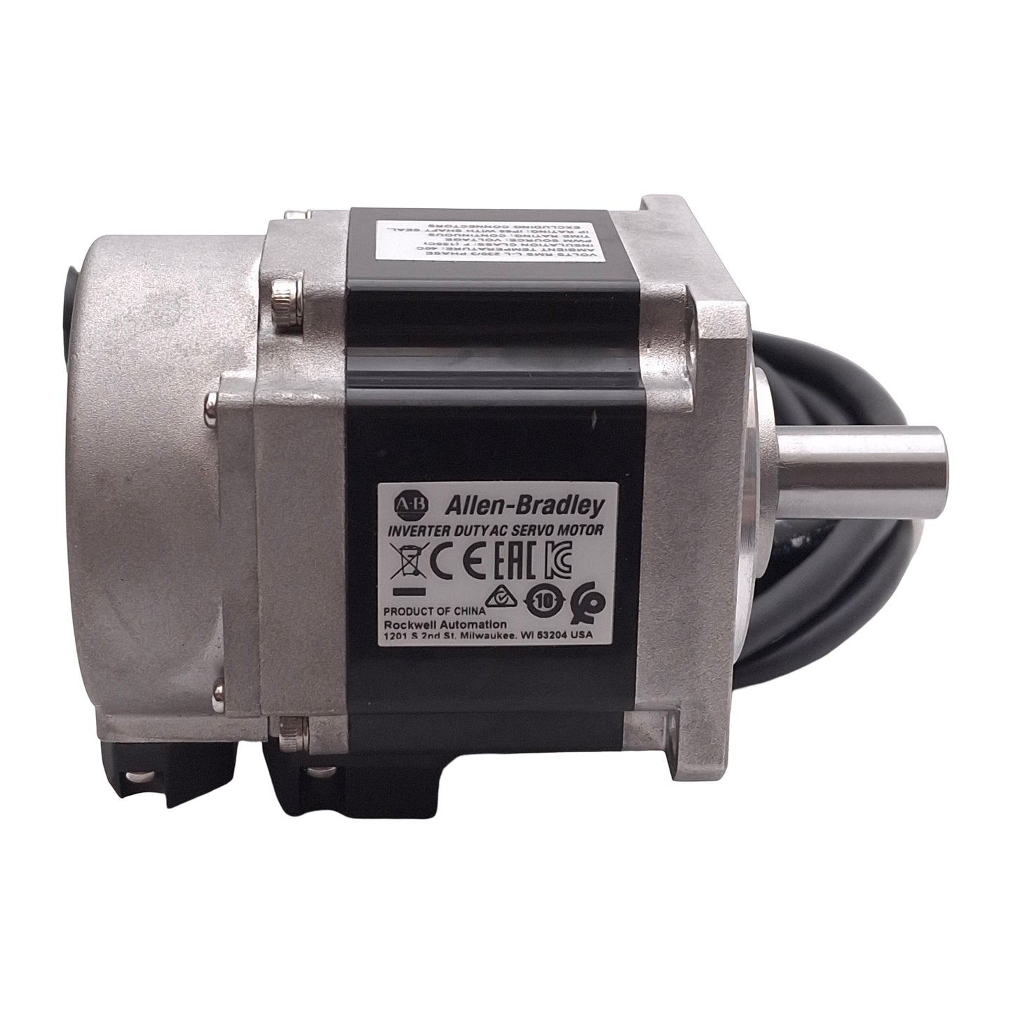 Used Allen Bradley TLY-A220P-BJ62AA Kinetix Servo Motor .35kW 230VAC Ø12mm Shaft 70mm