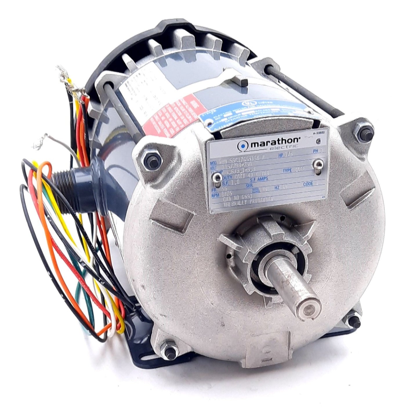 New Marathon 56C17G5315K Explosion Proof Motor 1800rpm, 1/3hp, 1 Ph, 115/208-230V
