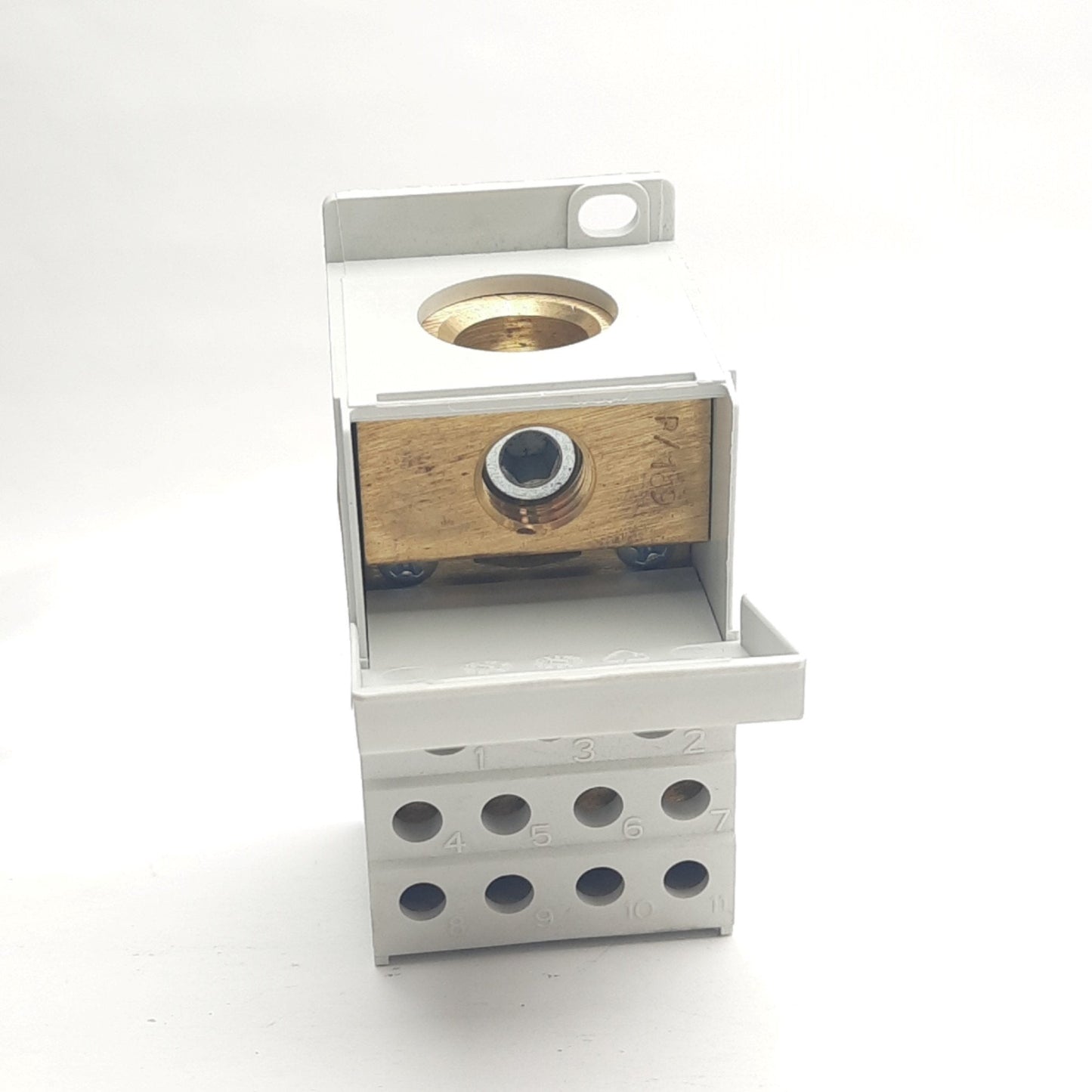 New – Open box ABB 017965715 BRU250a Distribution Block 600V 230A 1x11 (Line x Load)