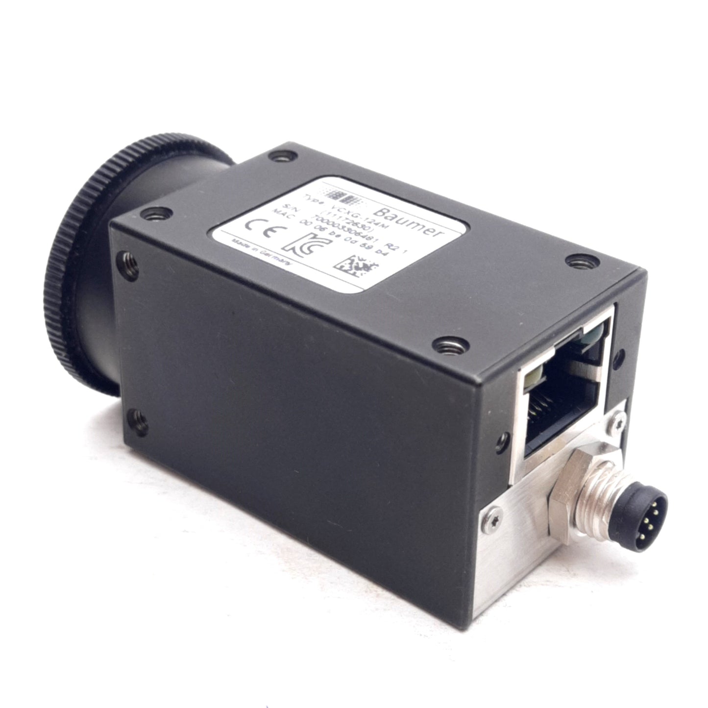 New Baumer VCXG-124M Industrial Camera, 4096x3000 Pixels, 1.1in CMOS, Mono, 12-24VDC