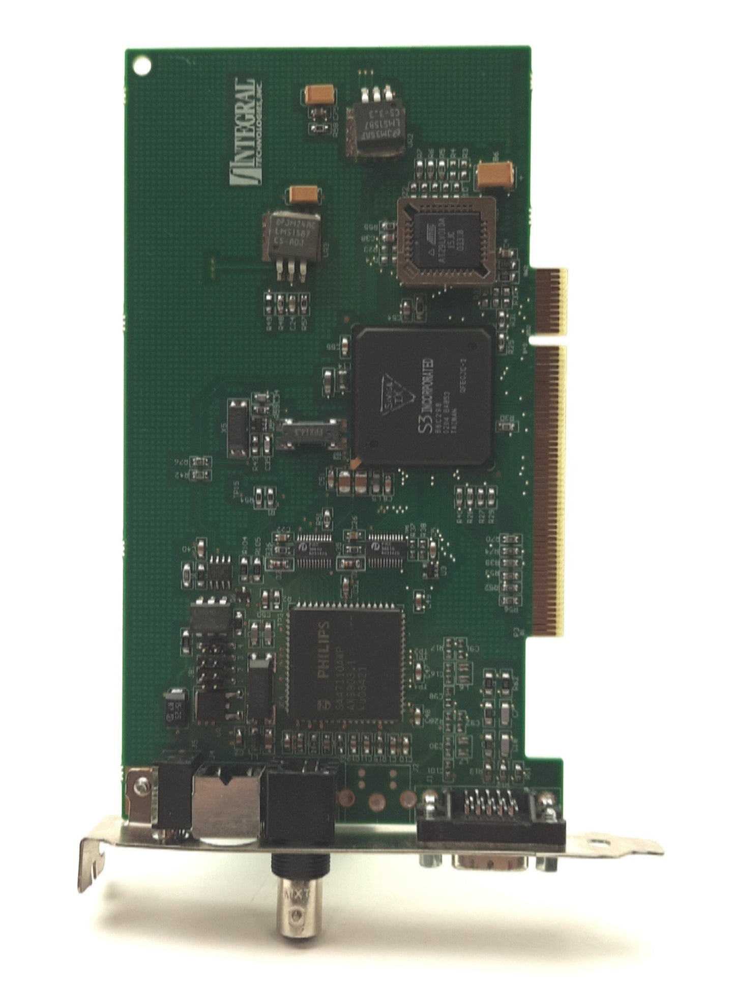Used Integral Technologies 3280 C1 33 Video Card/Frame Grabber, PCI, VGA, BNC/S-Video