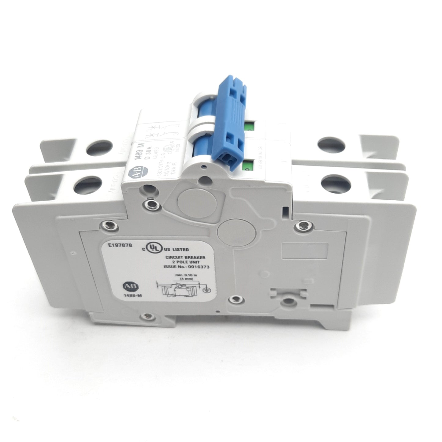 New Allen Bradley 1489-M2D300 Circuit Breaker Voltage: 480Y/277V AC, 2 Pole, 30A