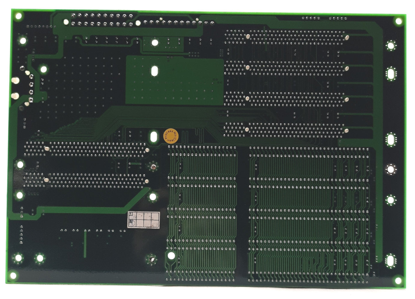 Used Advantech PCA-6108P4-C SBC Backplane, AT/ATX, 2x PICMG 1.0, 3x ISA, 4x PCI