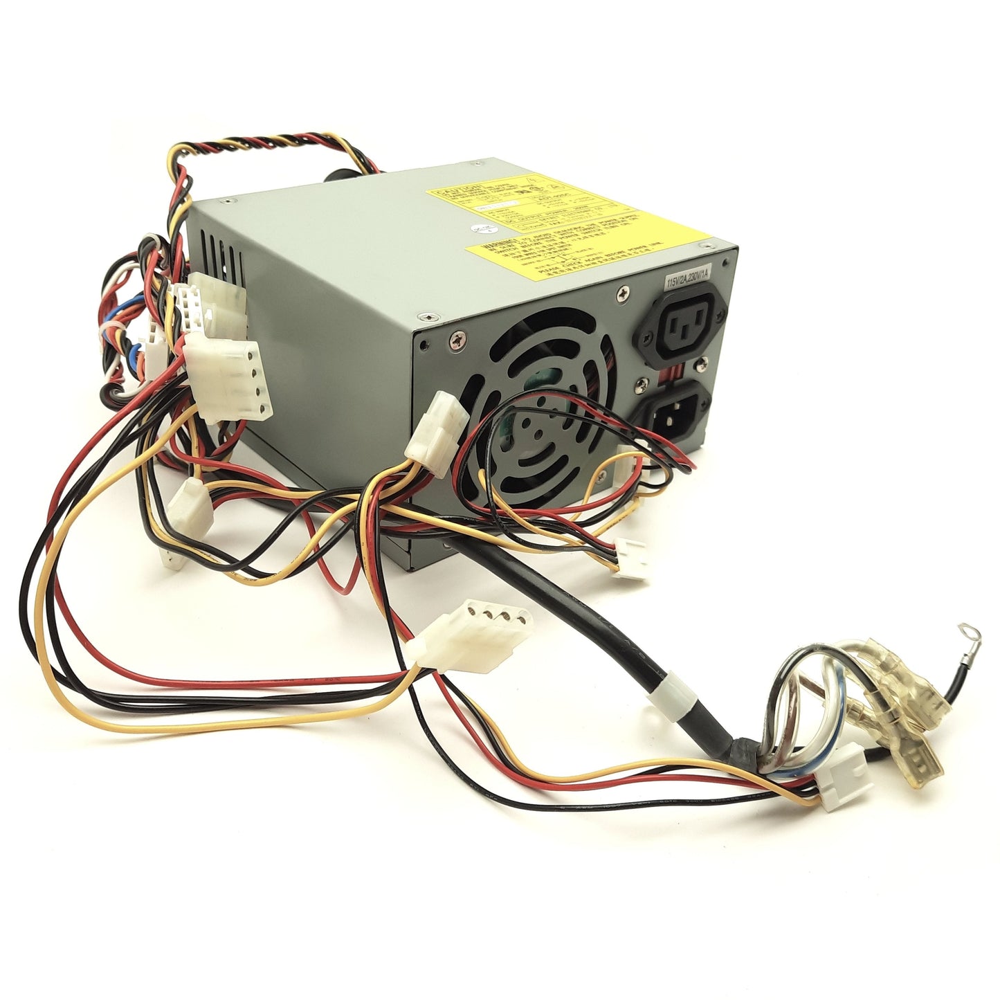 Used Skynet ADT-925C AT Computer Power Supply, 260W, 6x Molex, 2x FDD, 120/240VAC