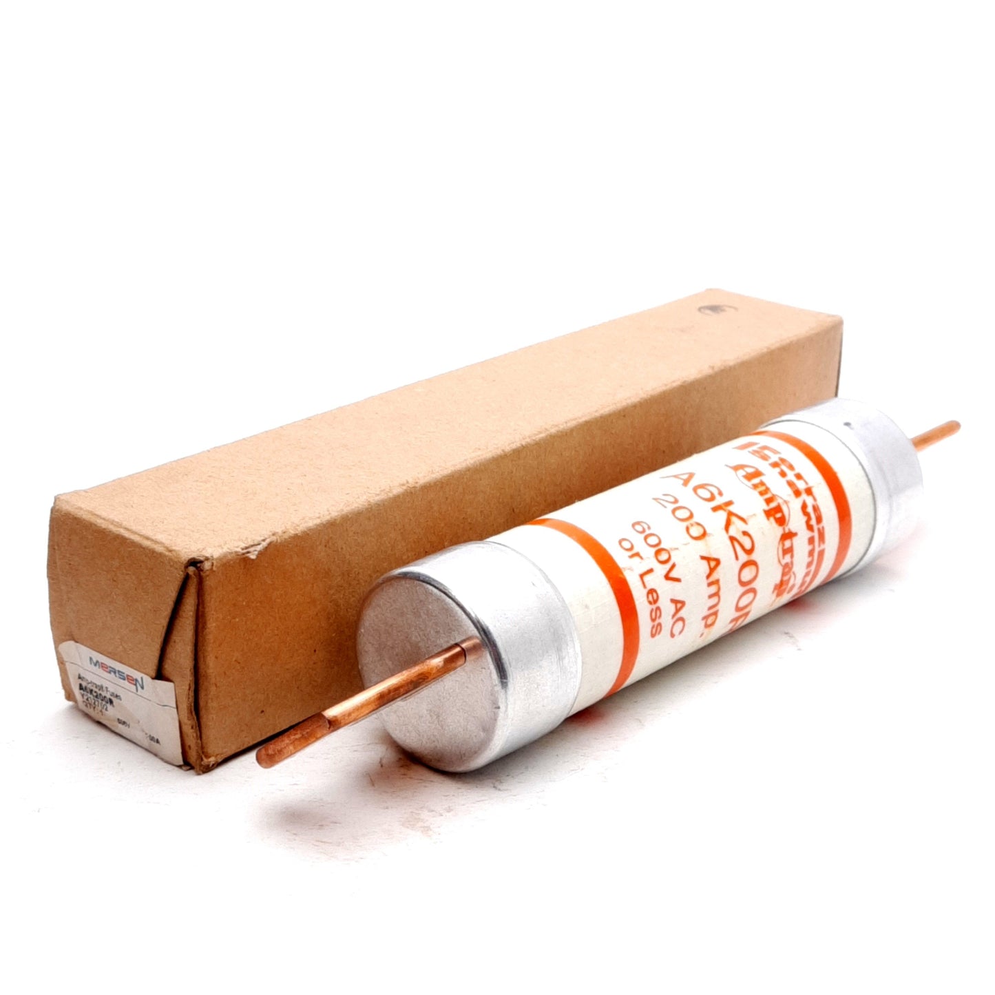 New Mersen A6K200R Amptrap Fast Acting Fuse, Class RK1, 600VAC/300VDC, 200A