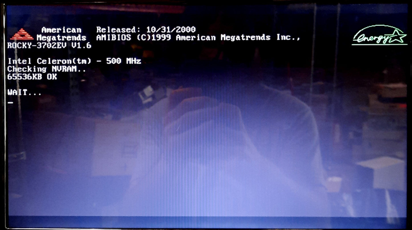 Used IEI ROCKY-3702EV-R4 Single Board Computer, Celeron 500MHz, 64MB, PICMG 1.0