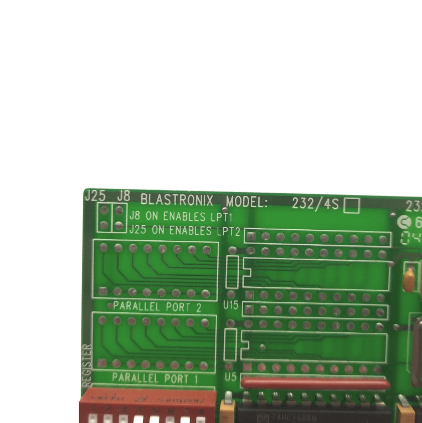 Used BLASTRONIX 232/4S Serial/COM I/O Card, ISA, 4x DB9 RS-232