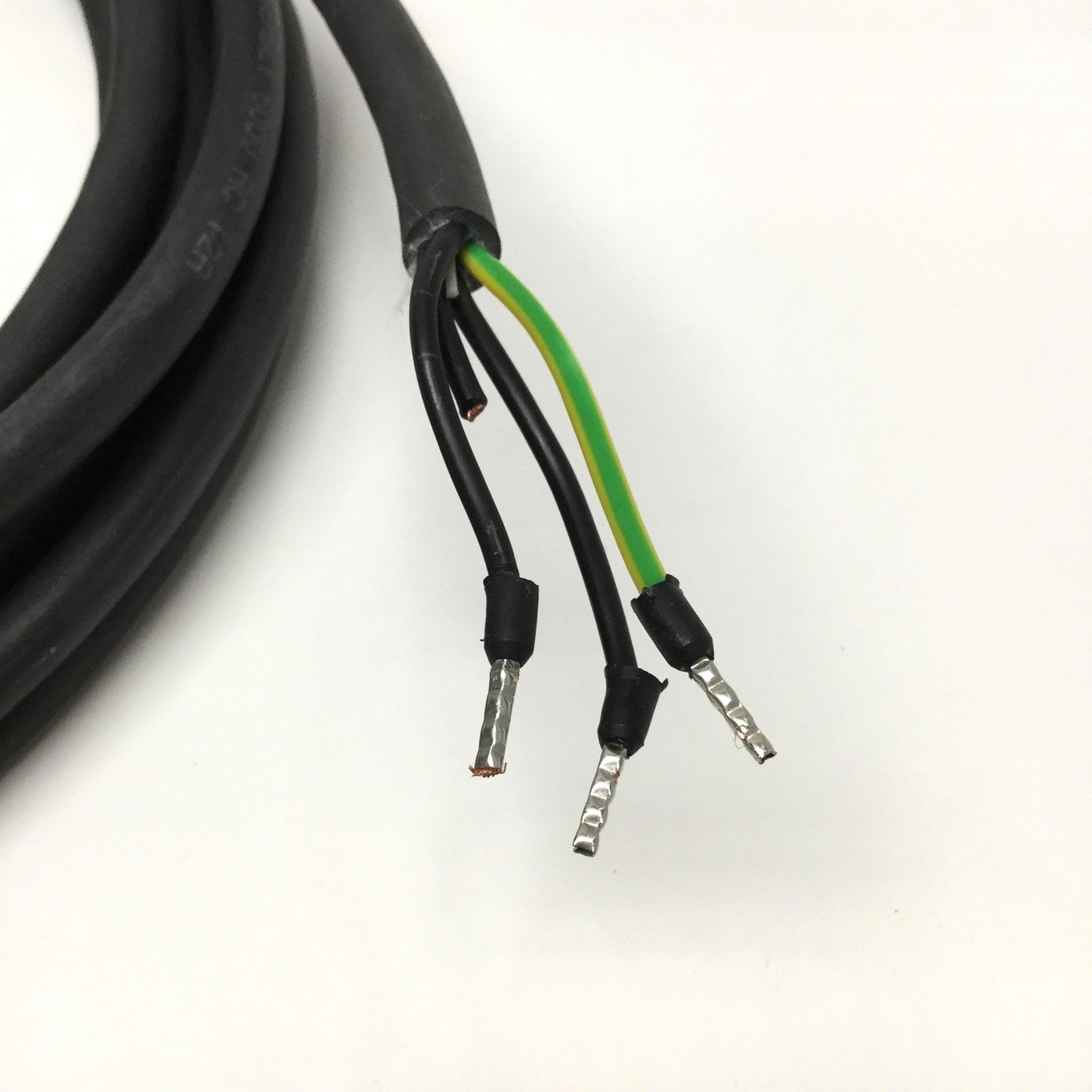Used AMCI CNGL-5M Power Cable Cordset for SMD34E2, 4-Pin M12 S-Coded, 16AWG, 5m