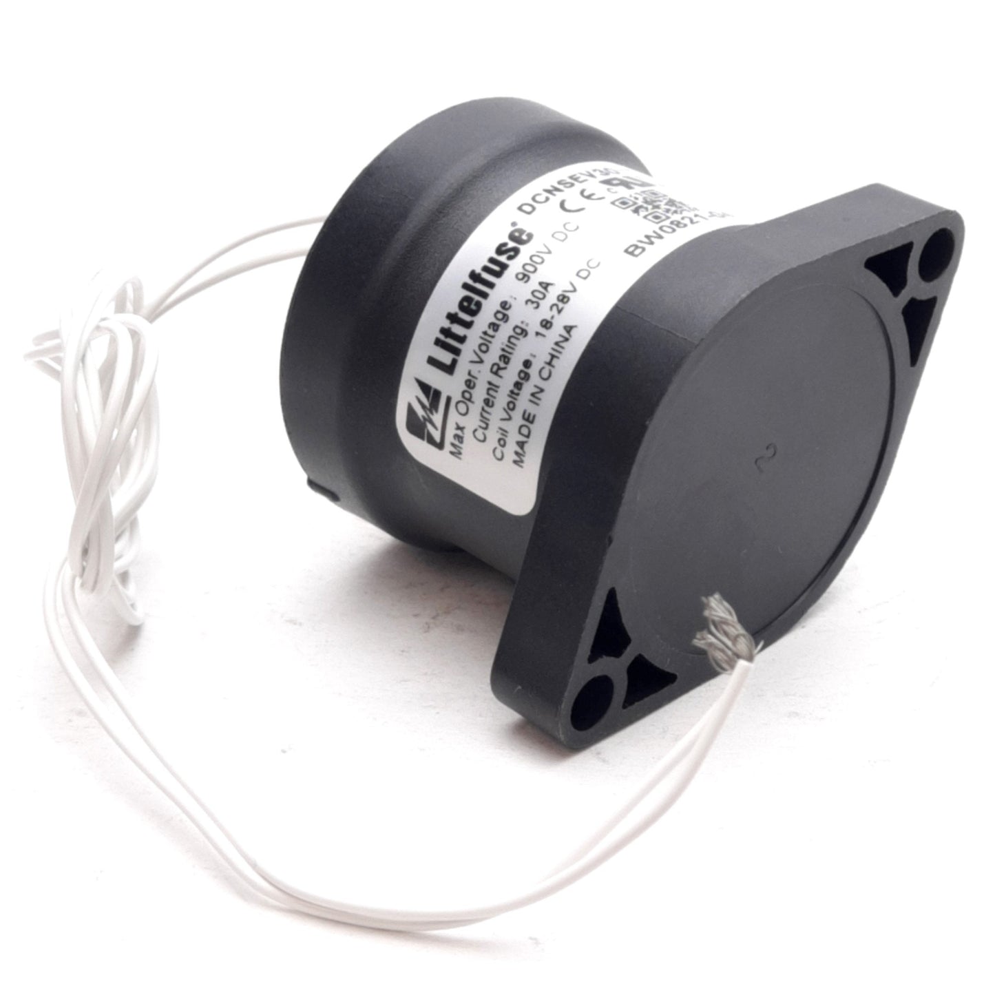 New – Open box Littelfuse DCNSEV30-C High Voltage DC Contactor Relay 30A 900VDC, 18-28VDC Coil