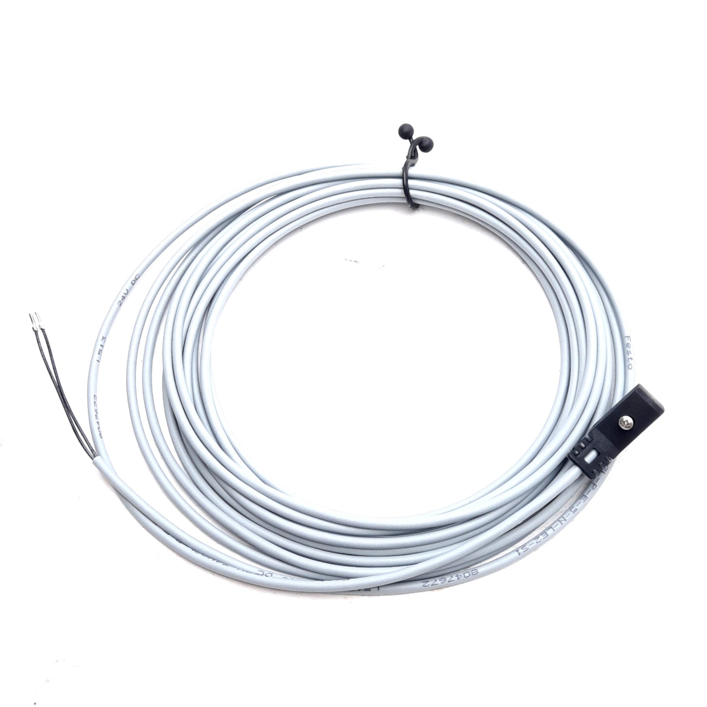 New Festo NEBV-Z4WA2L-P-E-5-N-LE2-S1 Connecting Cable, ZC 2/2 to 2-Wire, 24VDC, 5m