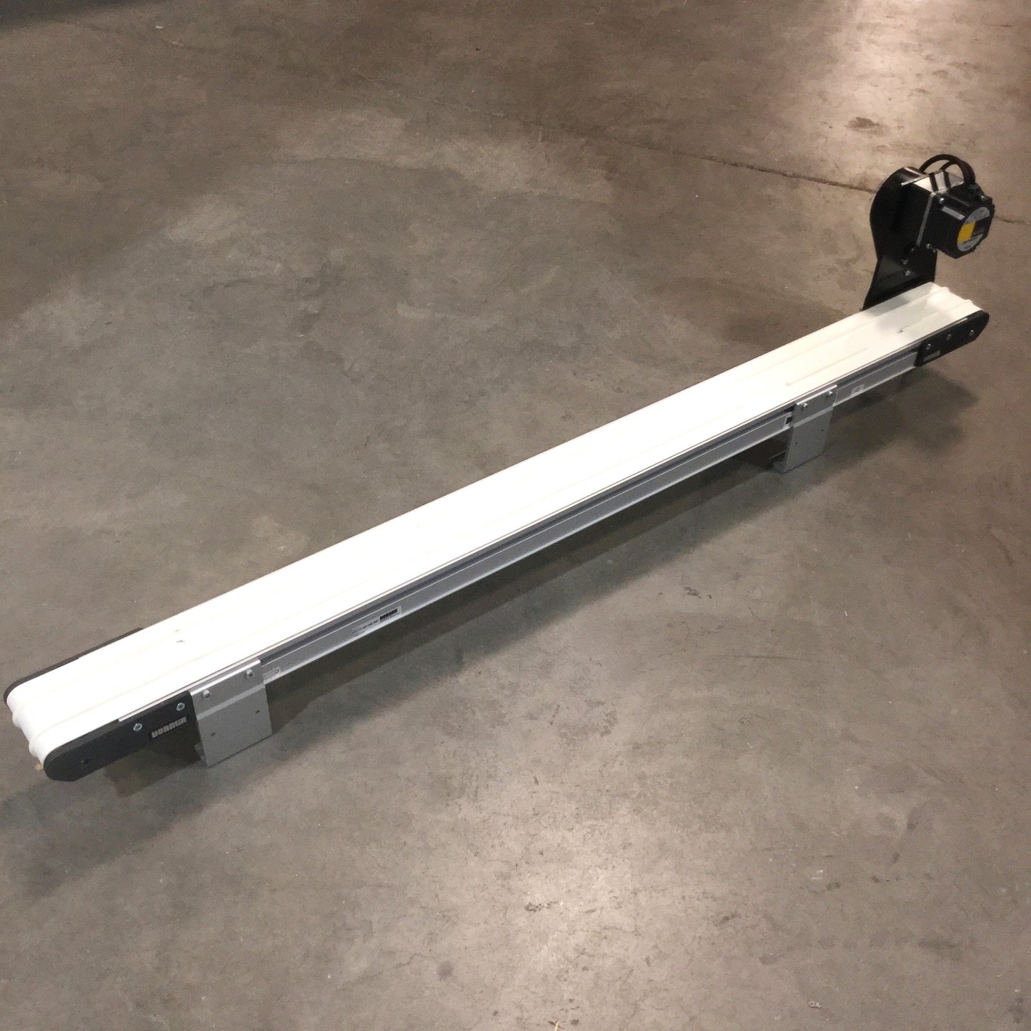 Used Dorner 2200 Series End Drive Belt Conveyor 4" Wide x 56" Long, 50 ft/min