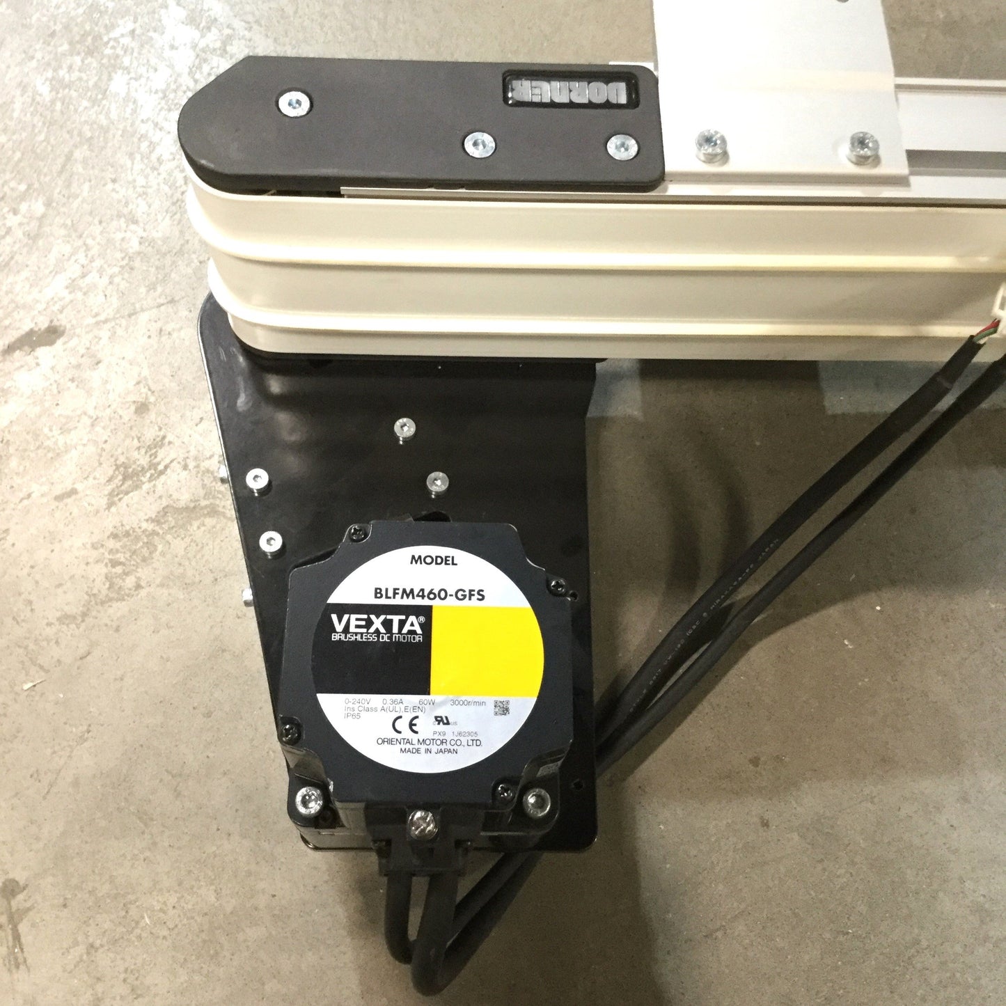 Used Dorner 2200 Series End Drive Belt Conveyor 4" Wide x 56" Long, 50 ft/min