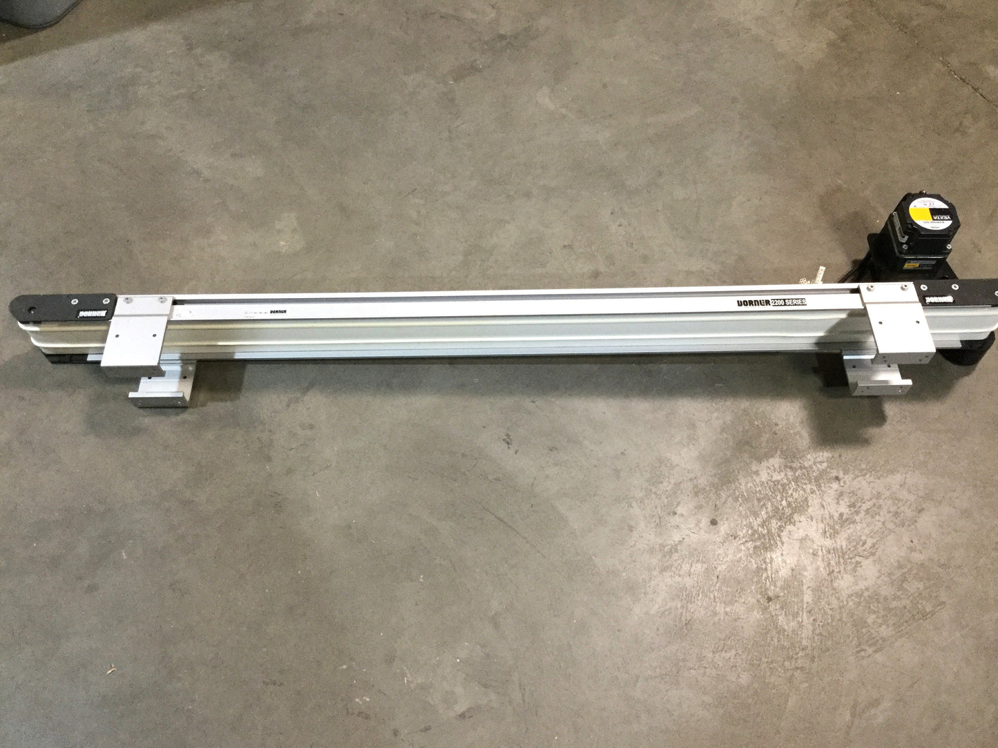 Used Dorner 2200 Series End Drive Belt Conveyor 4" Wide x 56" Long, 50 ft/min