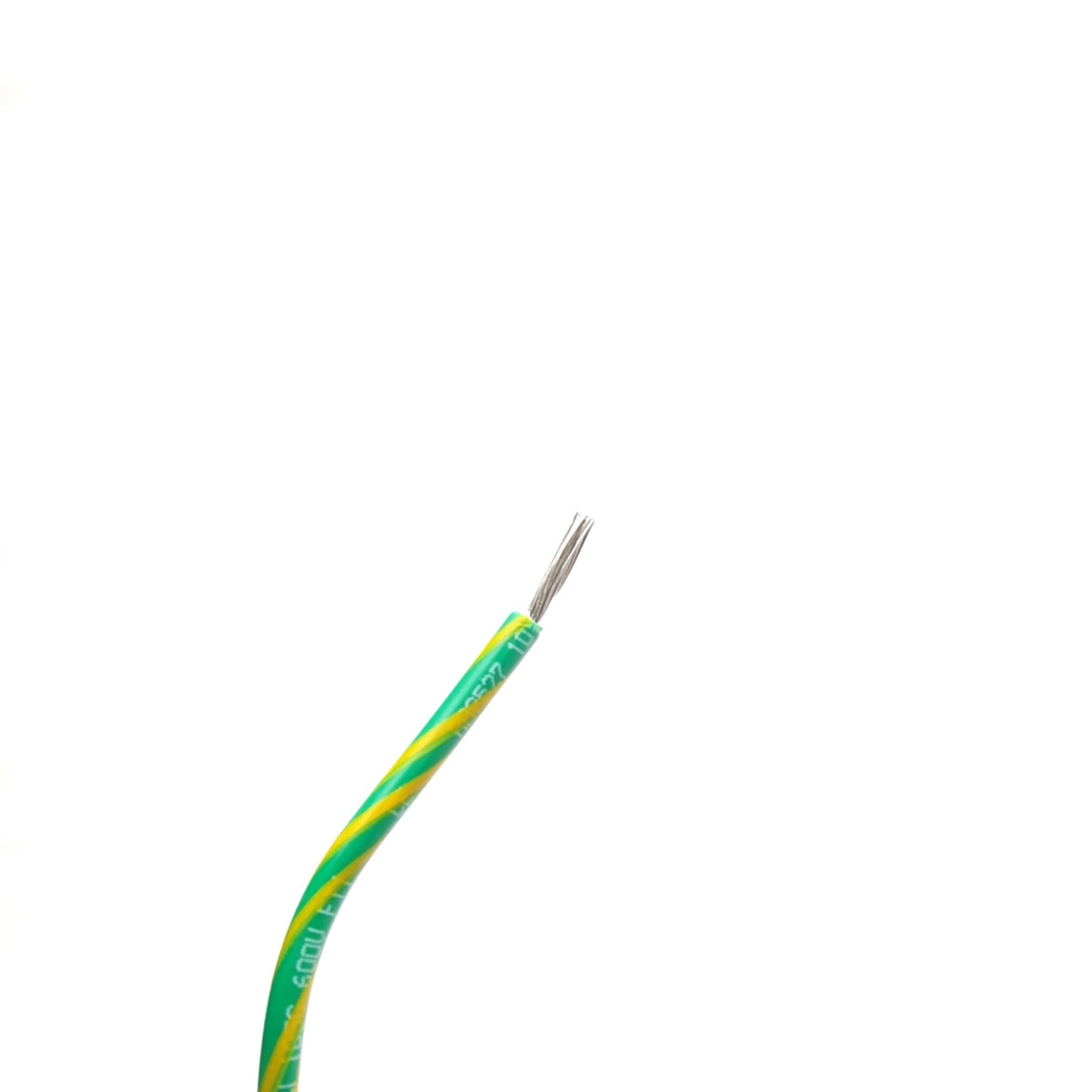 New Alpha Wire A3077-54 Green/Yellow Hook Up Wire, 16AWG, 100 FT, 600V