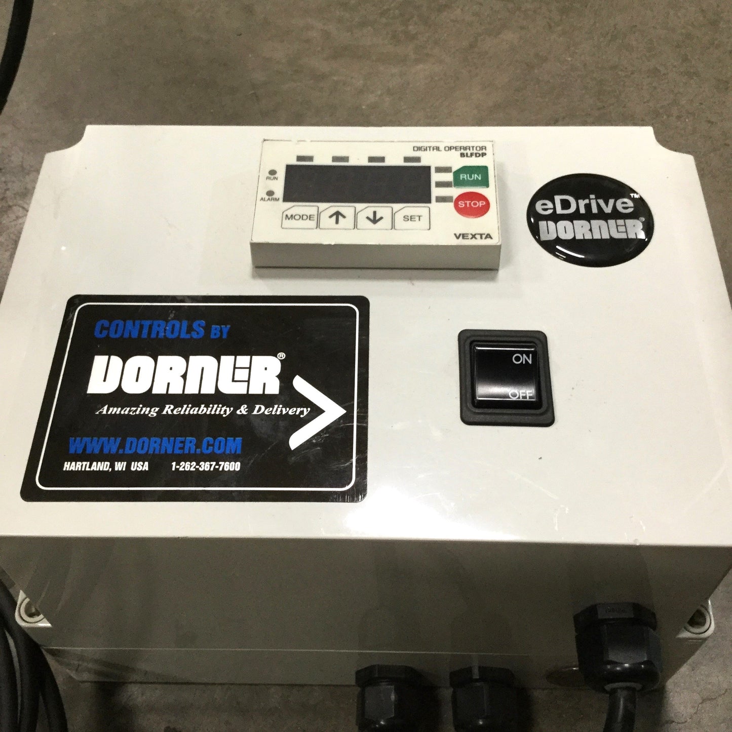 Used Dorner 2200 Series End Drive Belt Conveyor 4" Wide x 130" Long, 50 ft/min