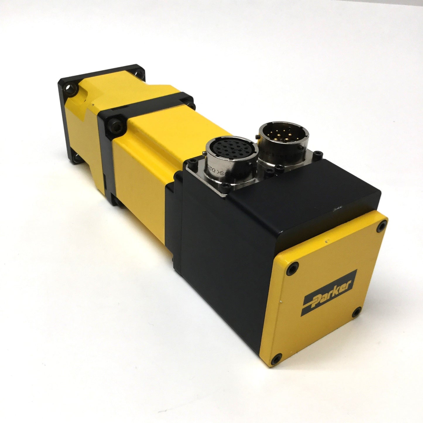 Used Parker CM232FJ Brushless Servo Motor NEMA 23, 143oz-in w/Brake, 10:1 Gear Head