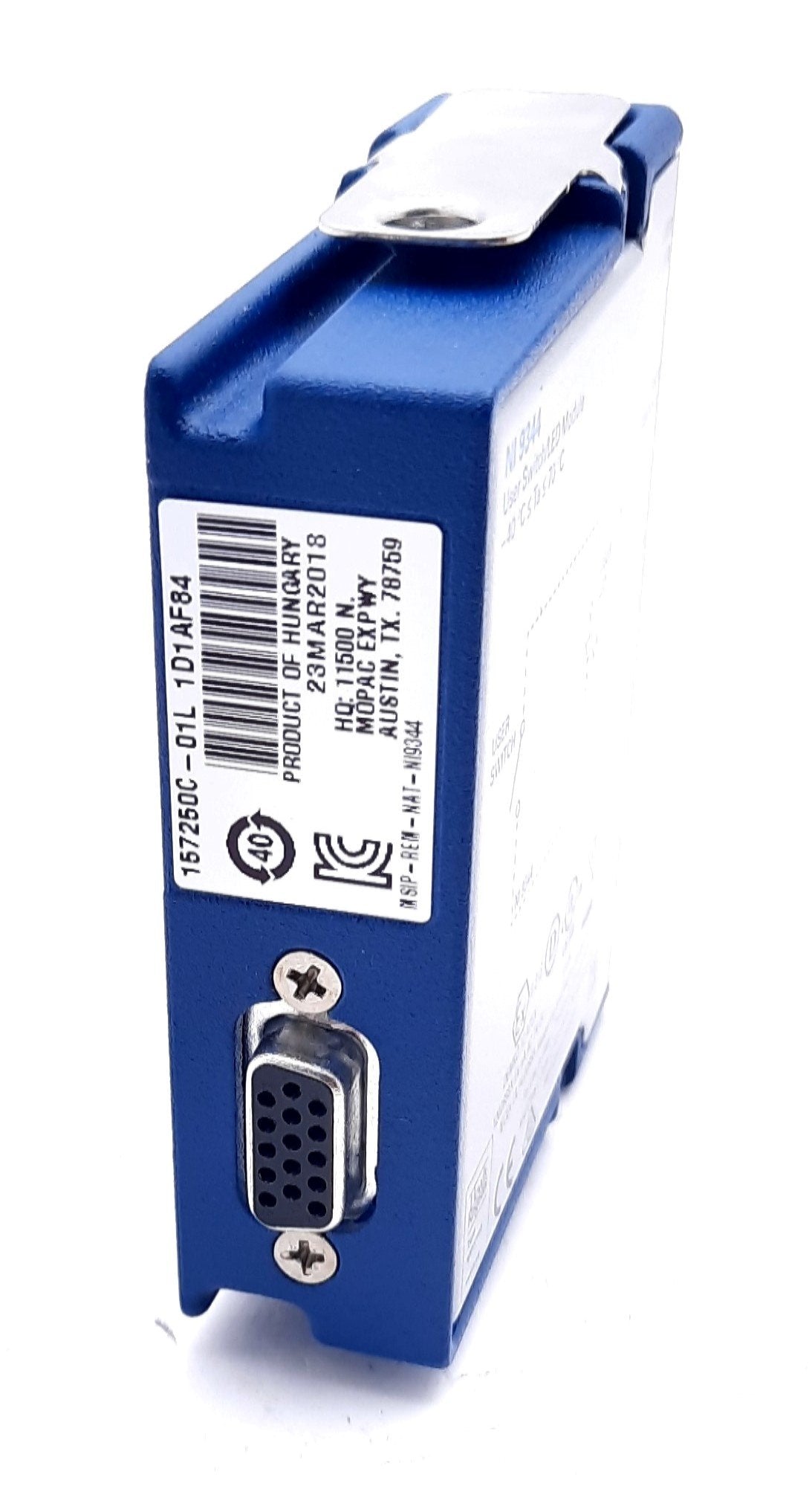 New National Instruments 157250C-01 NI-9344 4-Channel C Series User Interface Module