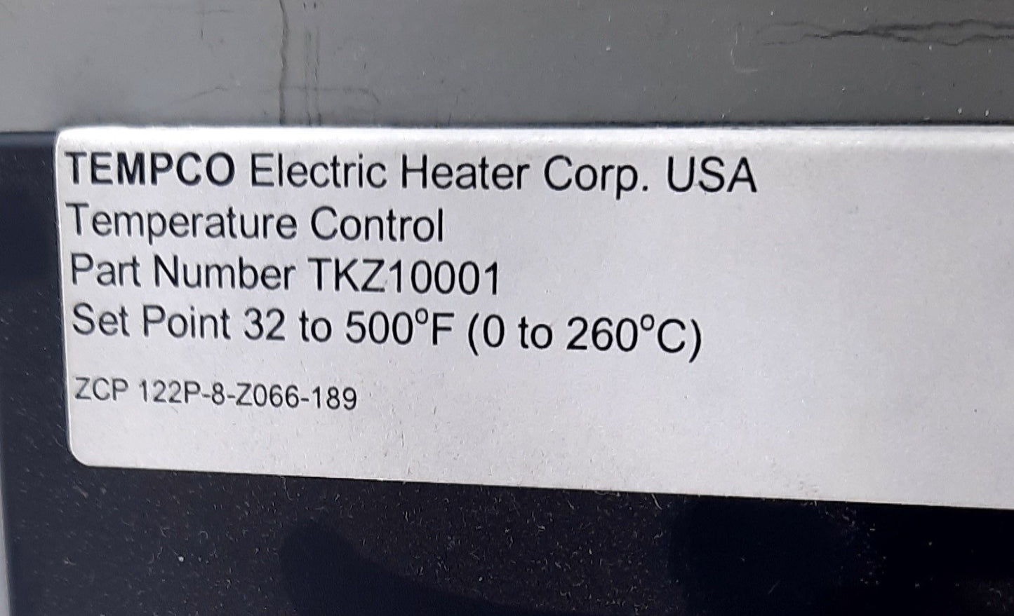 Used Tempco TKZ10001 Encapsulated Temperature Controller 120/240VAC 30A SPST