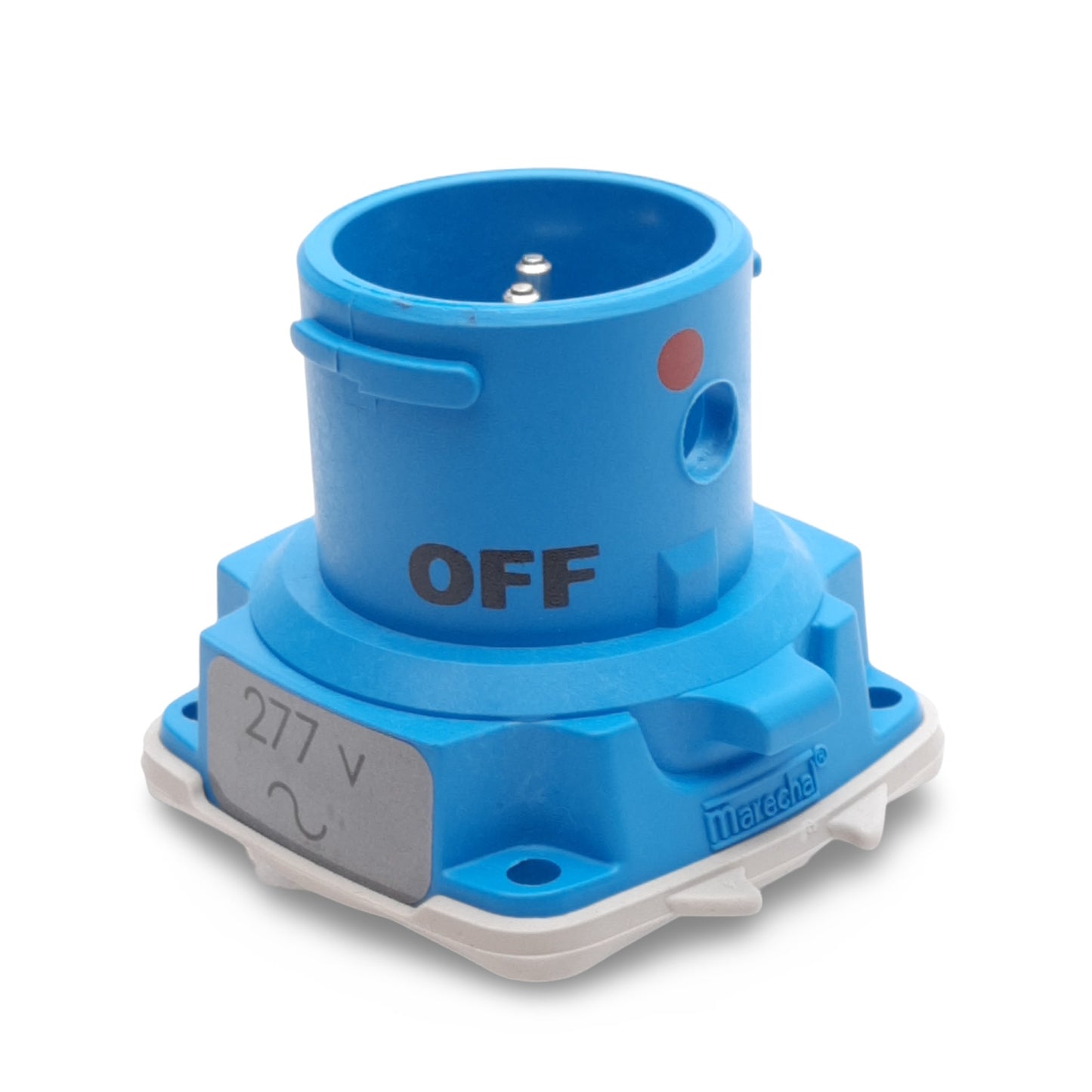 New Meltric 63-18045 DSN20 Inlet Plug, 1P+N+G, 277VAC 20A, 14-12 AWG, NEMA 4X & IP69