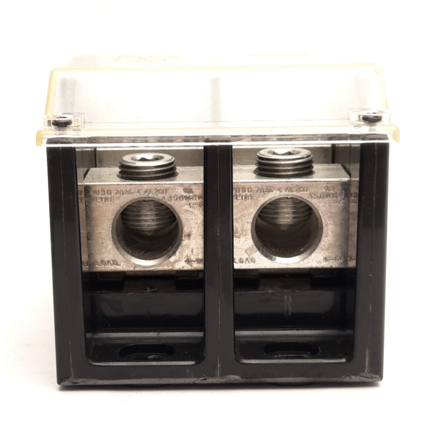 Used Bussmann 16370-2 Power Terminal /Distribution Block, 2-Pole, 600V 310A