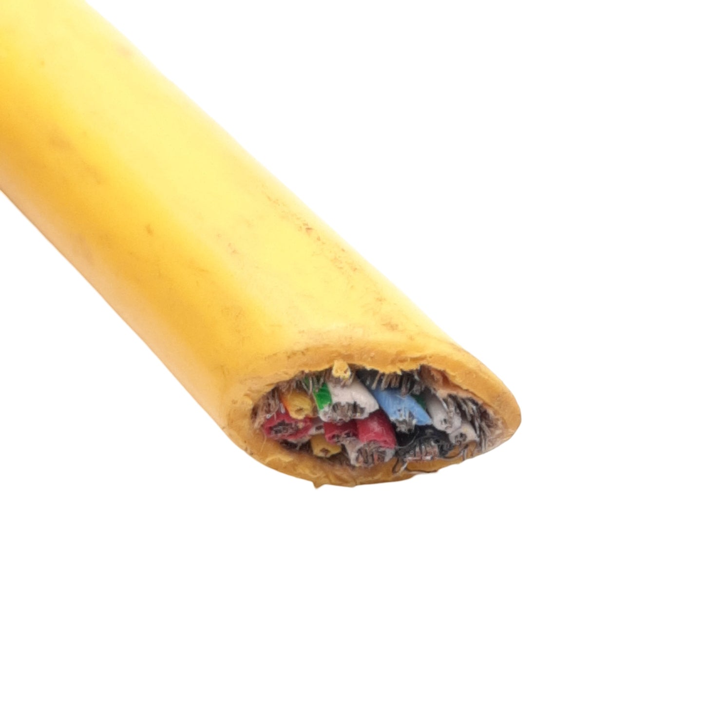 Used Parker 71-018309-35 Rev B Gemini Motor Feedback Cable, 19-Pin Male, 30ft *Cut*