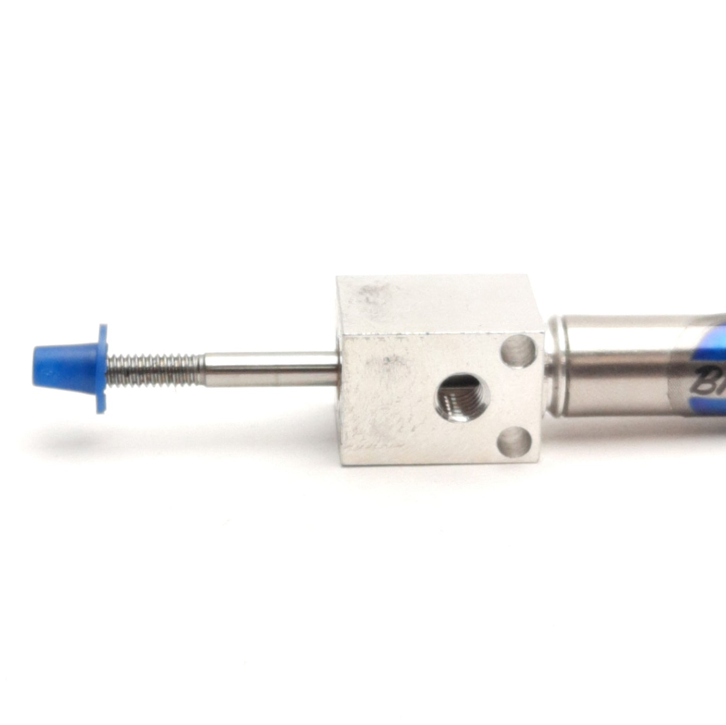 Used Bimba BFM-0070.5-D Pneumatic Cylinder 5/16in Bore, 1/2in Stroke, 10-32 Ports