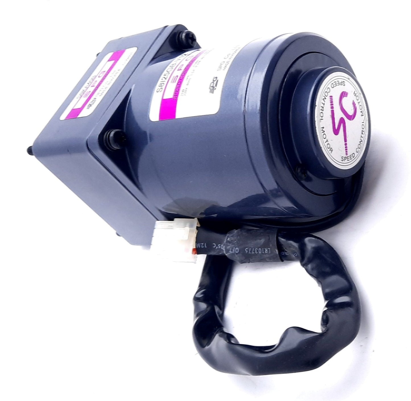 Used SPG S8I25GB-V12 Speed Control Motor Single Phase 25W 220V, 0.37A, 90-1700RPM