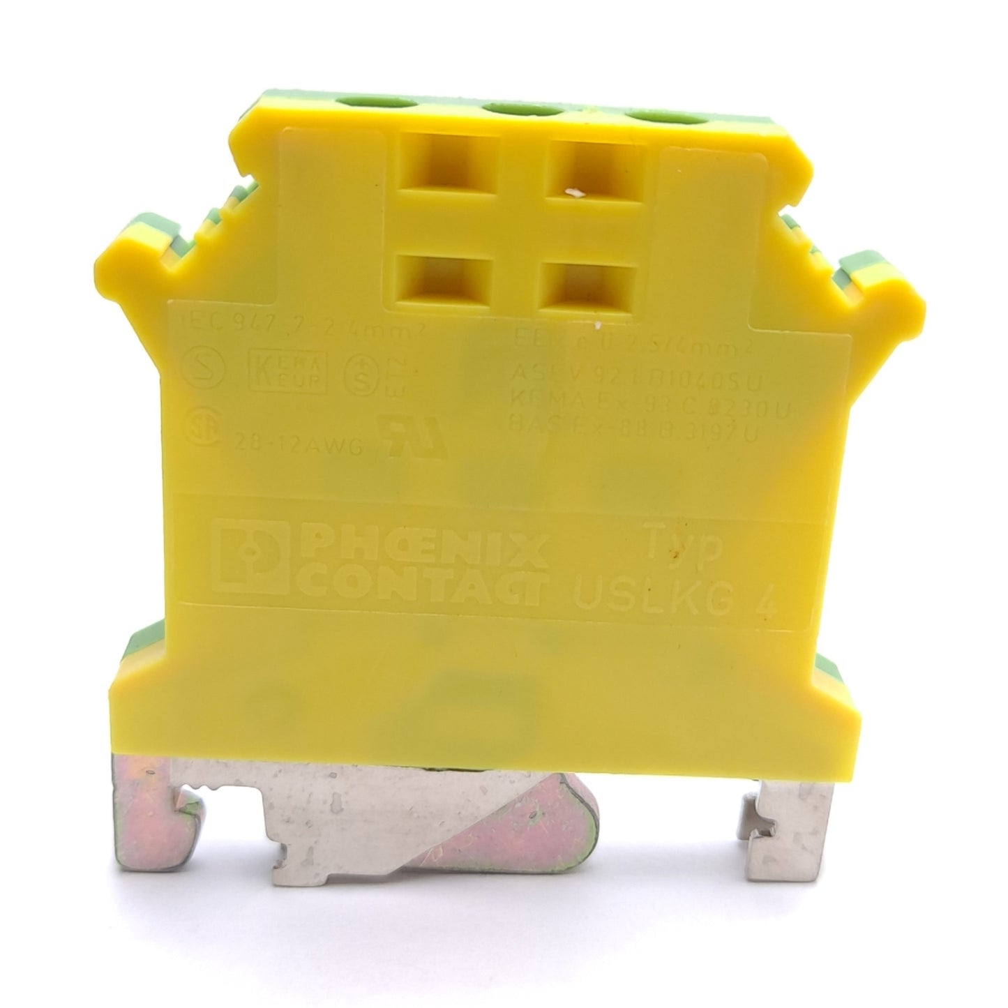 Used Lot of 6 Phoenix Contact 0441012 USLKG 4 Ground Terminal Block, 1-Level