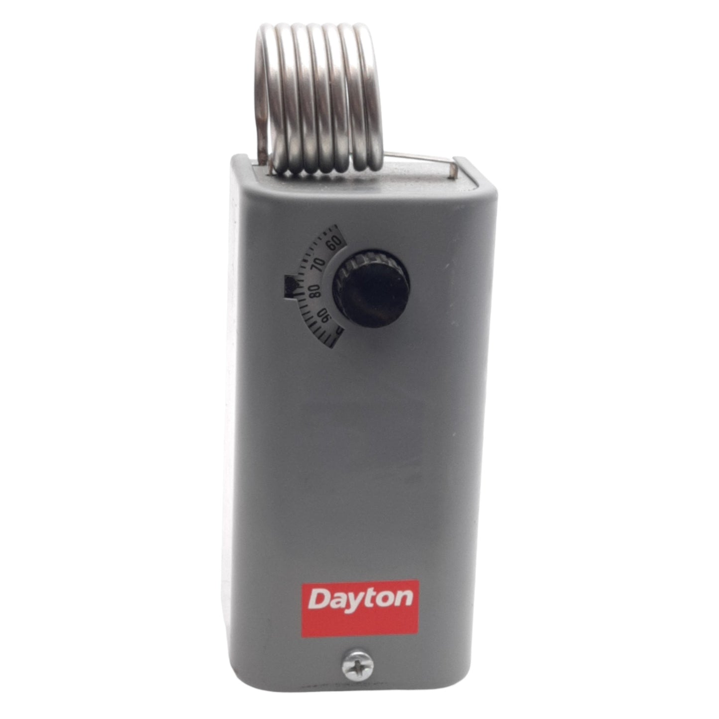 Used Dayton 2E206 Line Voltage Thermostat, 120/208/240VAC 16/9.2/8A, 30°F to 110°F