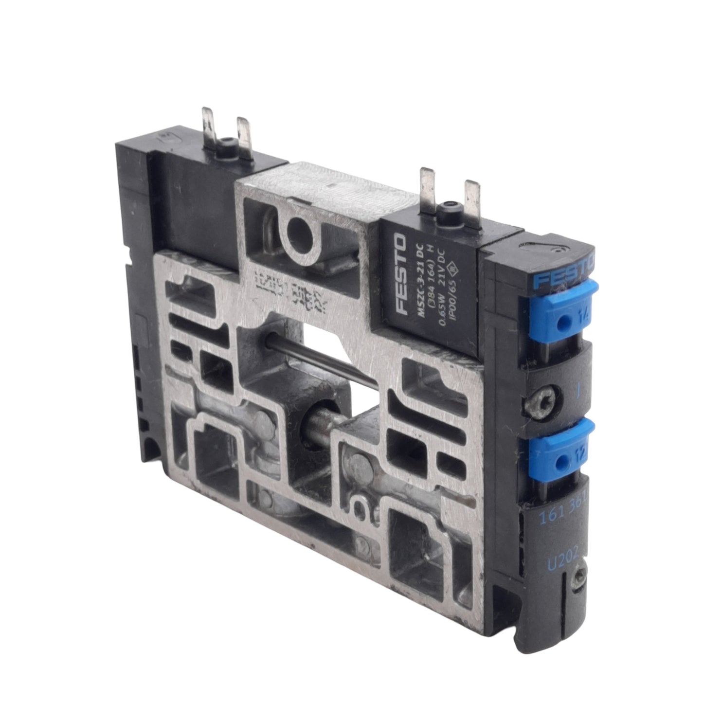Used Festo 161361 CPV14-M1H-5JS-1/8 Solenoid Valve, 2-Position 5-Port, 24VDC, G1/8