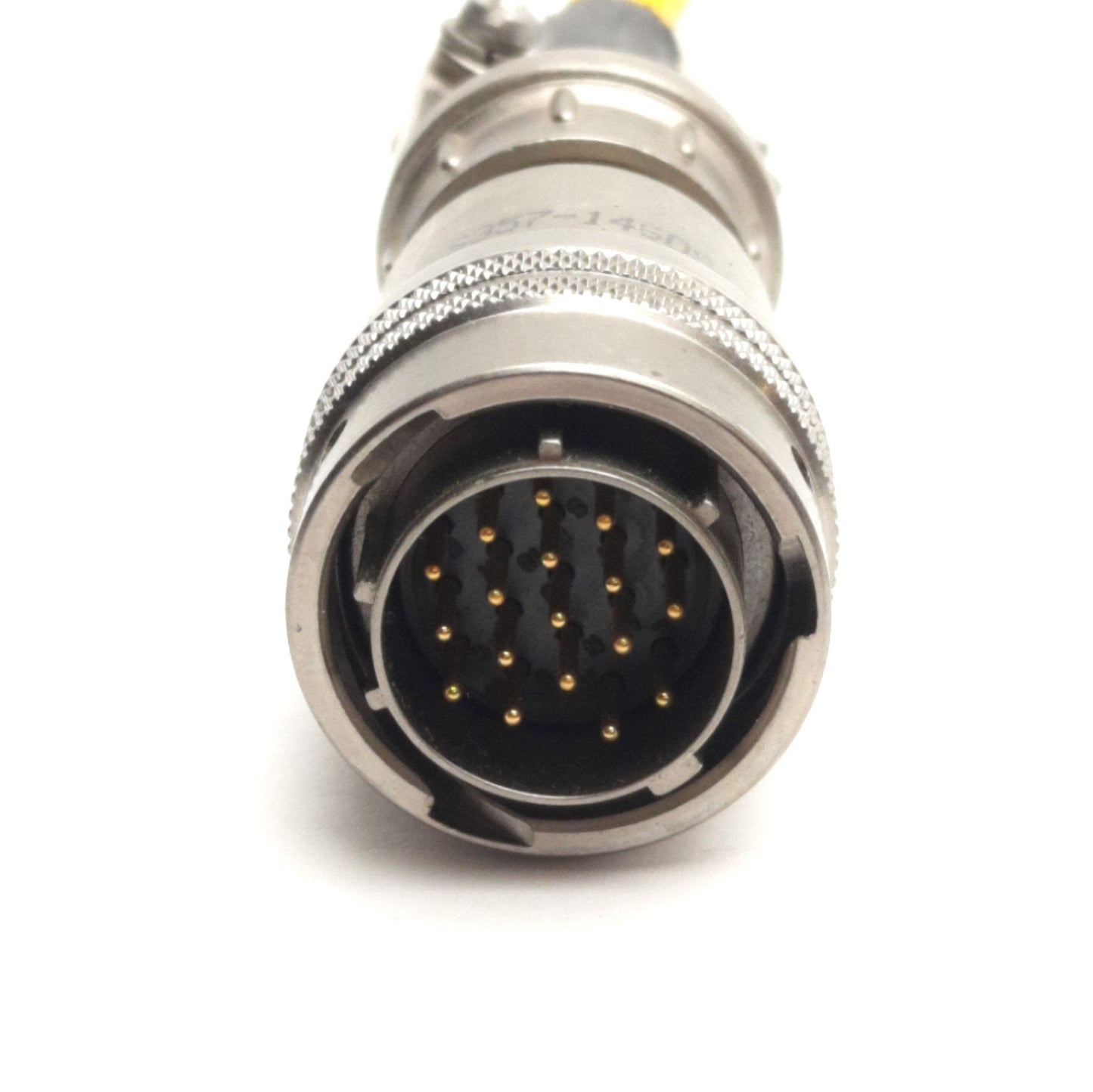 Used Lot of 2 Amphenol PT05E-14-18P Circular Milspec Connector Male, 18-Contacts