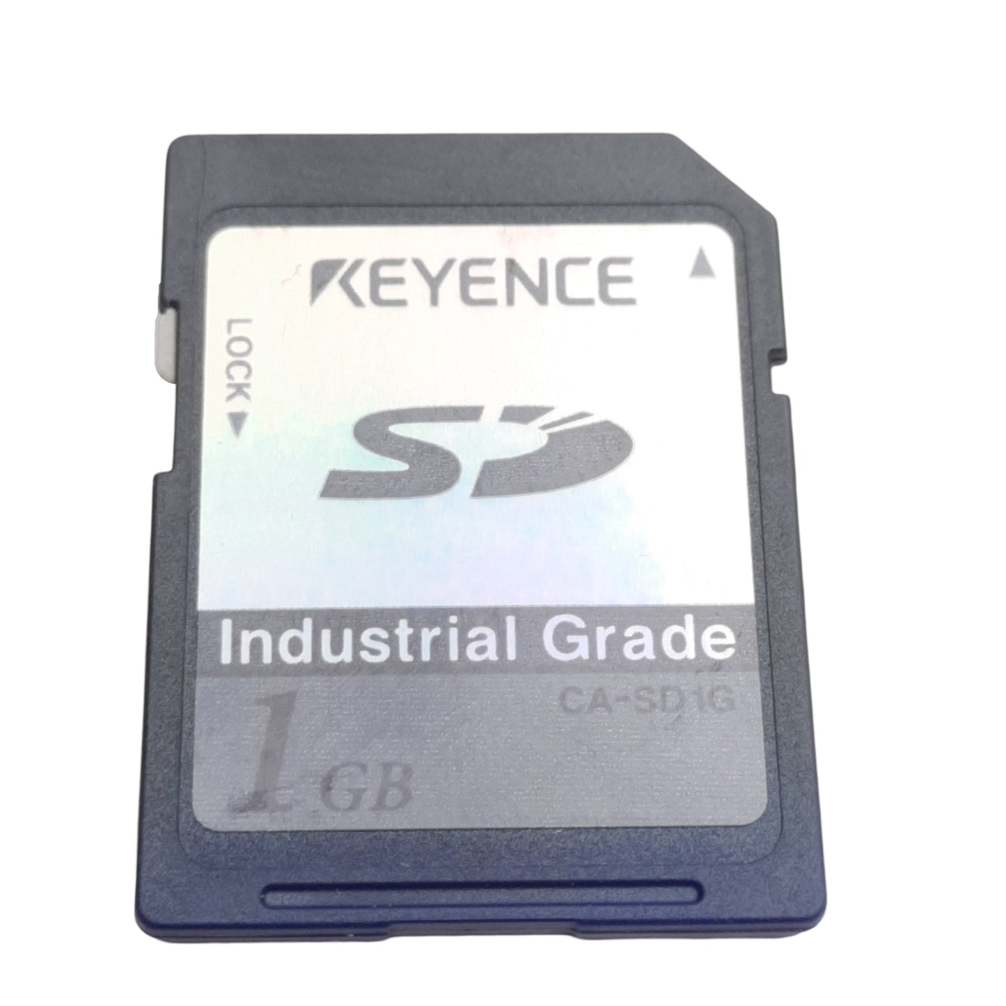 Used Keyence CA-SD1G Industrial SD Card, 1GB, For Use With XG-8000 Series Controller