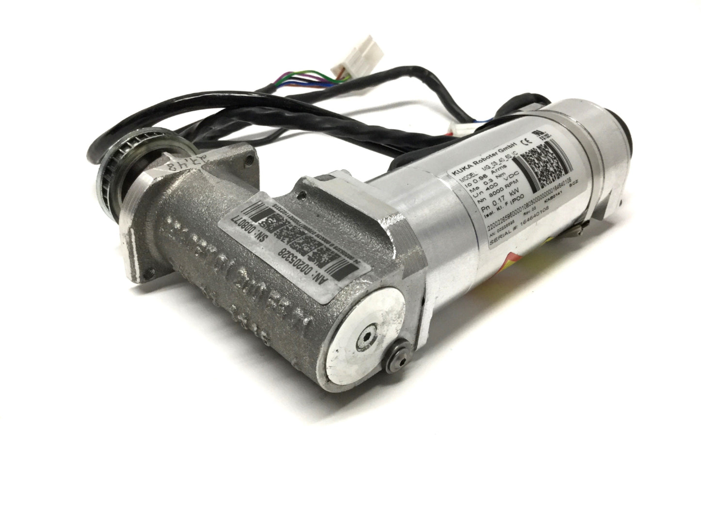 Used KUKA MG-03-40-60-IC Robot Servo Motor 0.3Nm, 400VDC, 8000RPM, 0.17kW