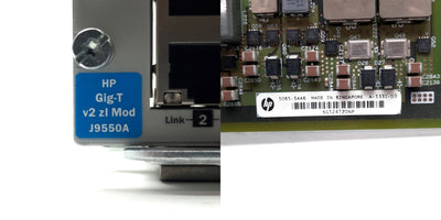 Used HP J9550A Network Switch Module 24x Gigabit Ethernet for 5400 zl & 8200 zl