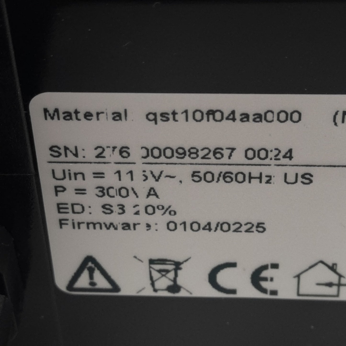 Used Rose+Krieger qst10f04aa000 MultiControl Quadro Lift System, 115VAC, 300VA