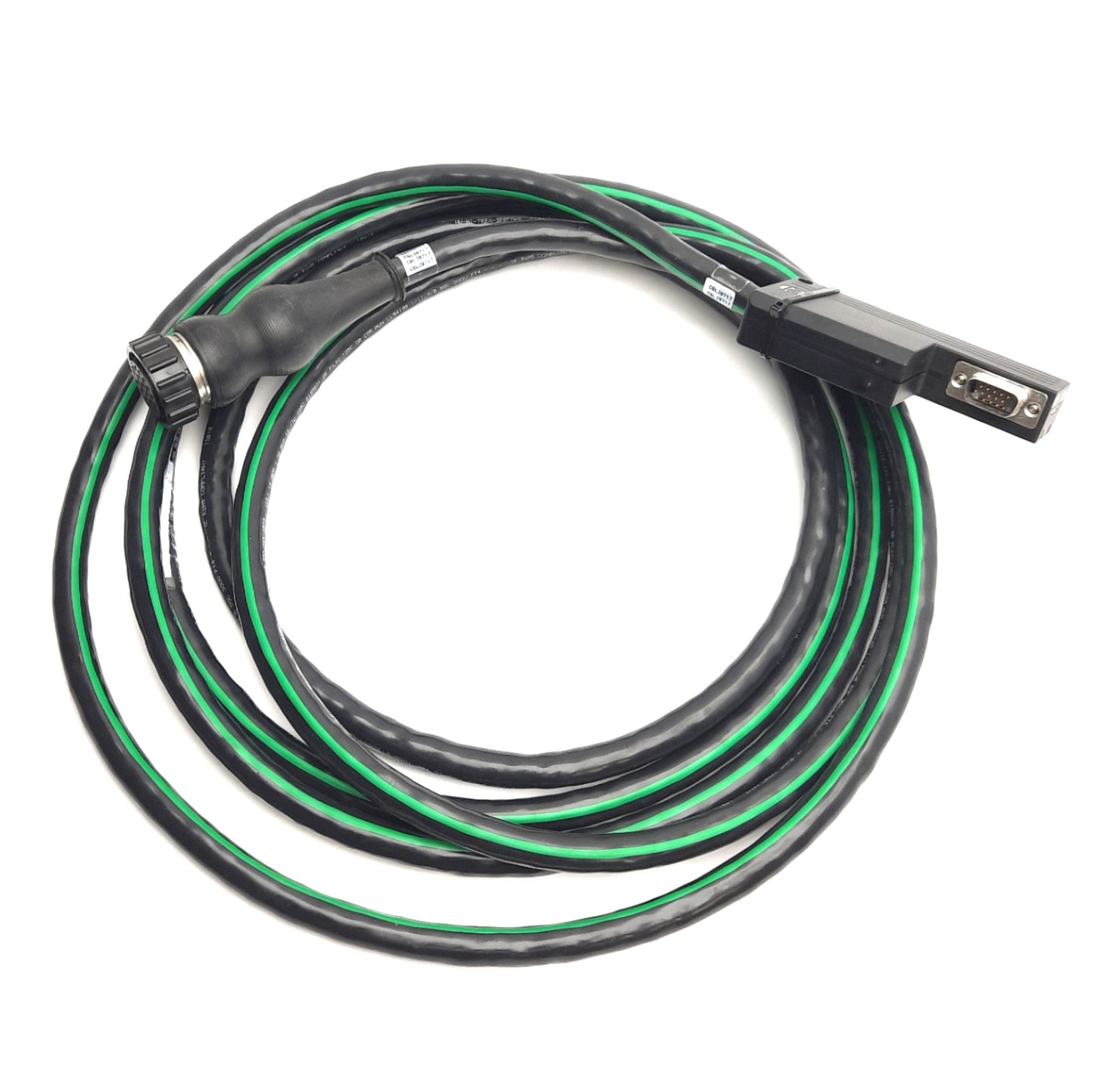 Used Flex Cable FC-CFBM6DF-CBAF-M007 Encoder/Feedback Cable for TLY Motors, 28-Pins