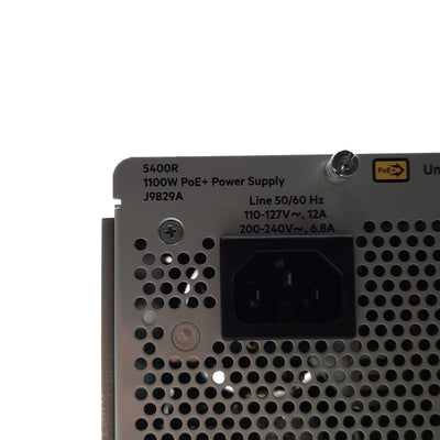 Used HP J9829A 5400R PoE+ Switch Power Supply, 1100W, 80+ Gold, 120/240VAC 12/6.8A