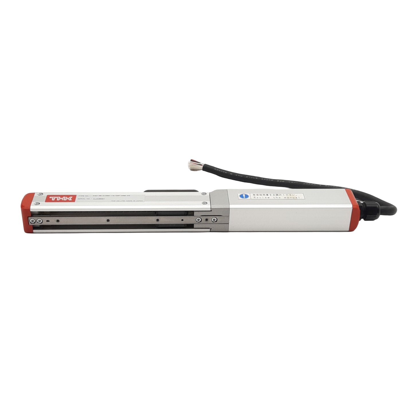 Used THK ES3-06-0100B-TS/28P-D00-S3 Linear Actuator 100mm Stroke 6mm Lead *Cut Cable*