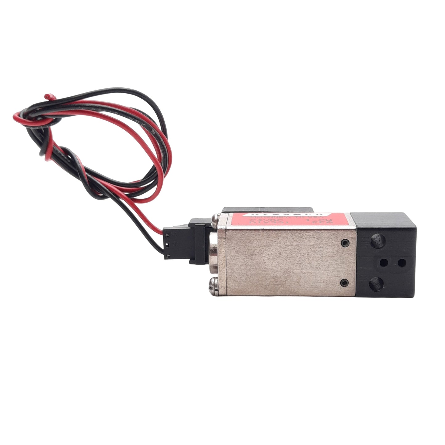Used Dynamco D1X391 Solenoid Valve, 3-Way, ø0.031in Orifice, 5-140PSI, 24VDC Coil
