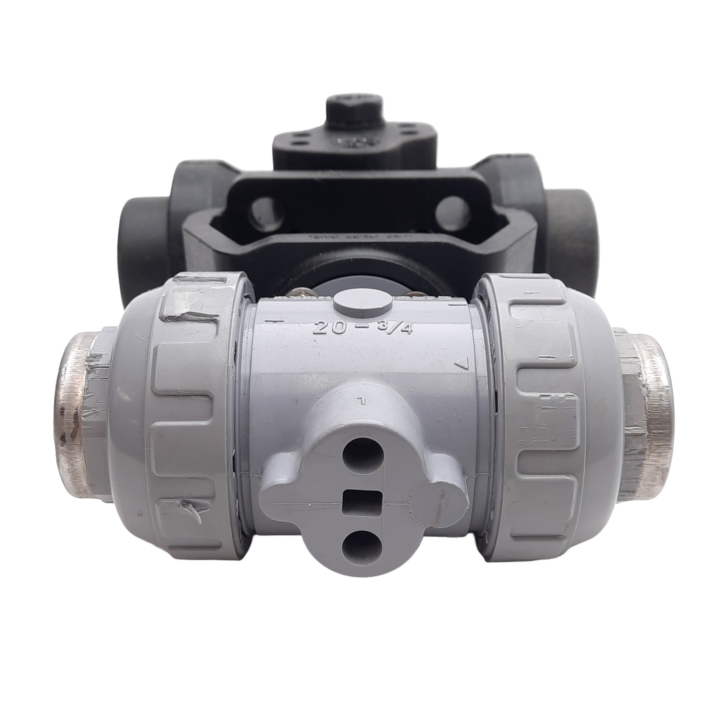 Used Asahi/America AP79PSNST Pneumatic Actuator & Ball Valve, Spring Return 3/4in NPT