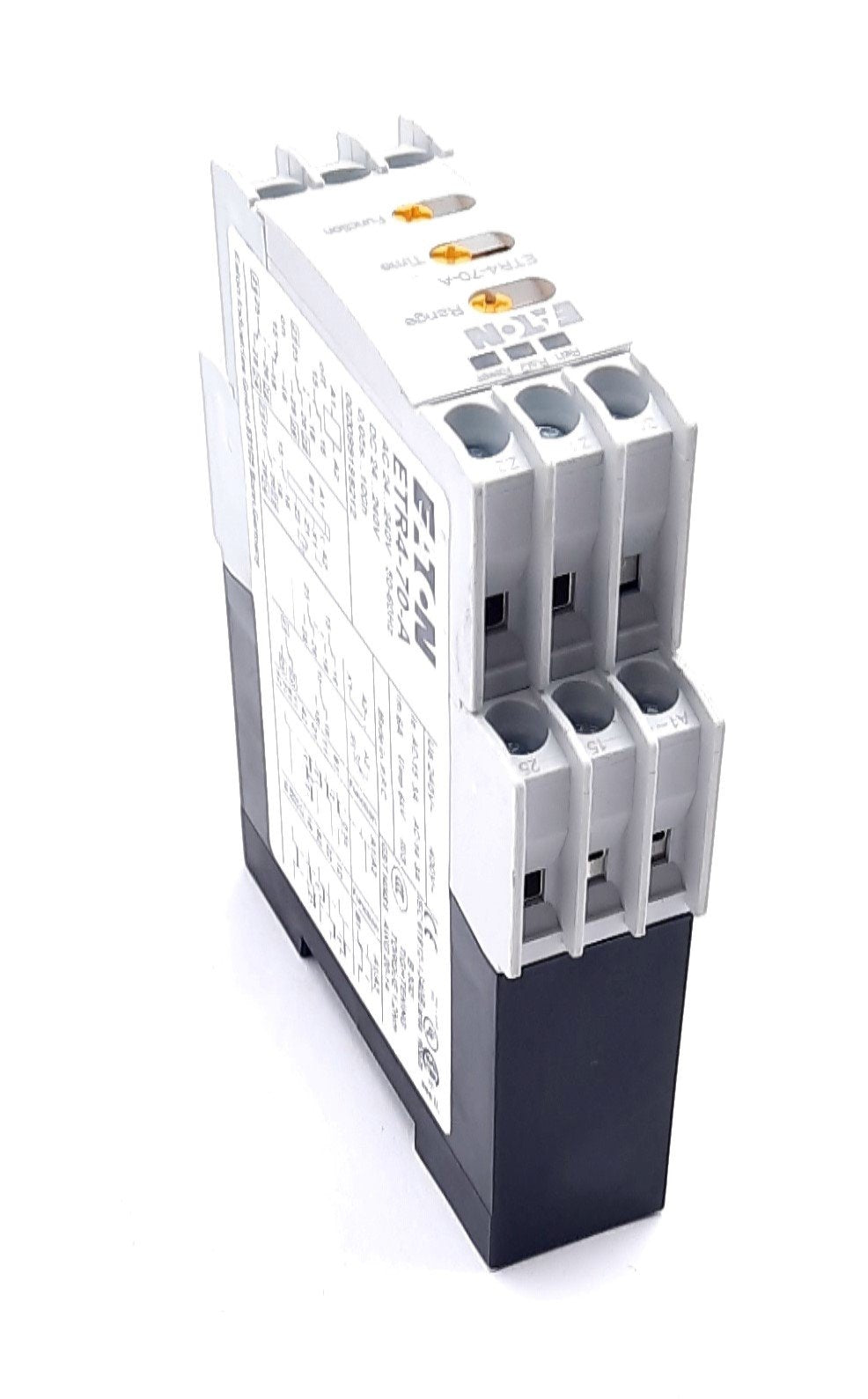 Used Eaton ETR4-70-A Timing Relay Multi Function DPDT 24-240VAC/VDC 3A 0.05S-100H