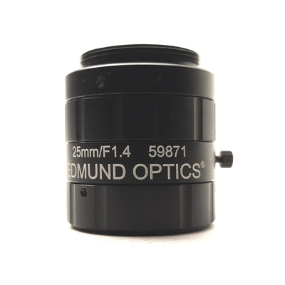 Used Edmund Optics 59871 Machine Vision Cameras Lens 25mm FL 2/3" f/1.4-16 C-Mount