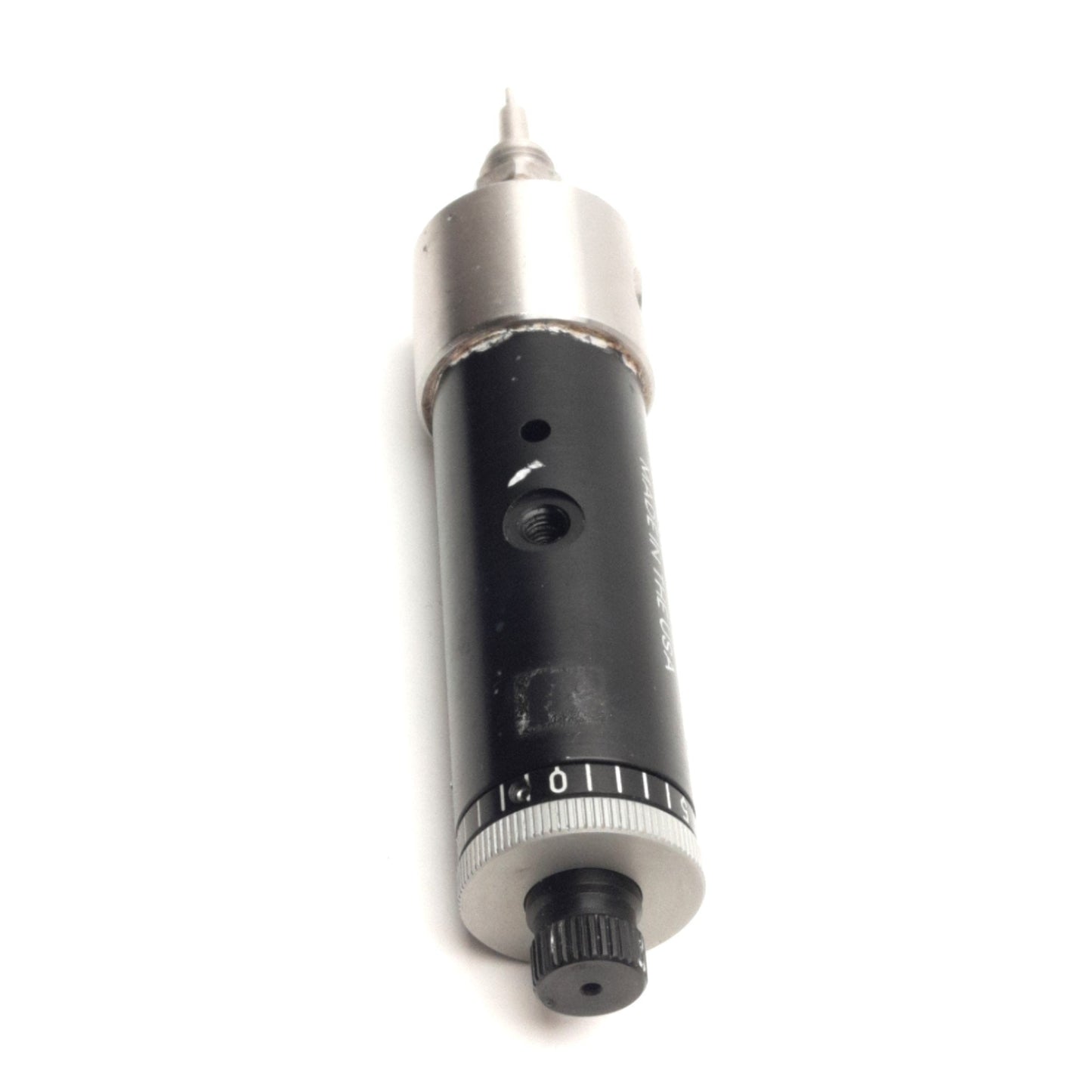 Used Nordson EFD 741V-SS Adjustable Needle Valve 4.8-6.2 bar Actuator, 1/8in NPT