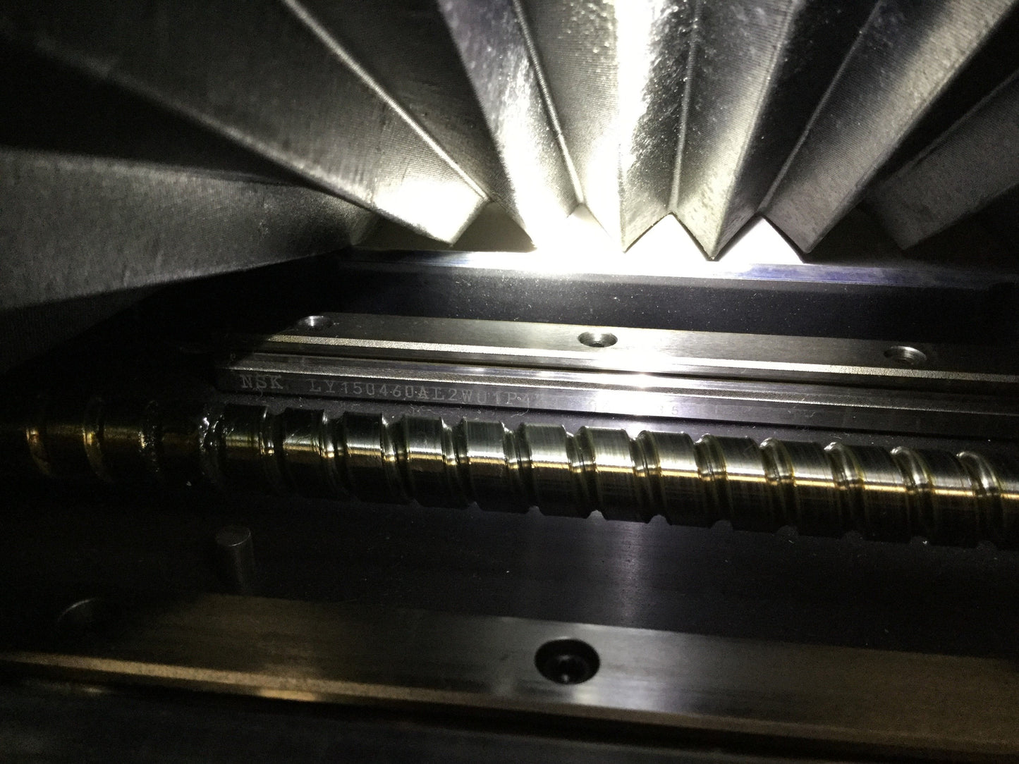 Used CyberOptics Ballscrew Actuator Positioner 12" Travel w/Encoder & Limit Switches