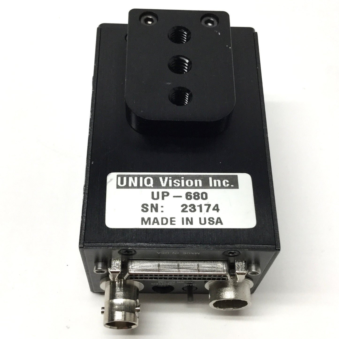 Used UNIQ UP-680 Digital Camera Progressive Scan 1/2" CCD 659x494, 10-bit RS-644 LVDS