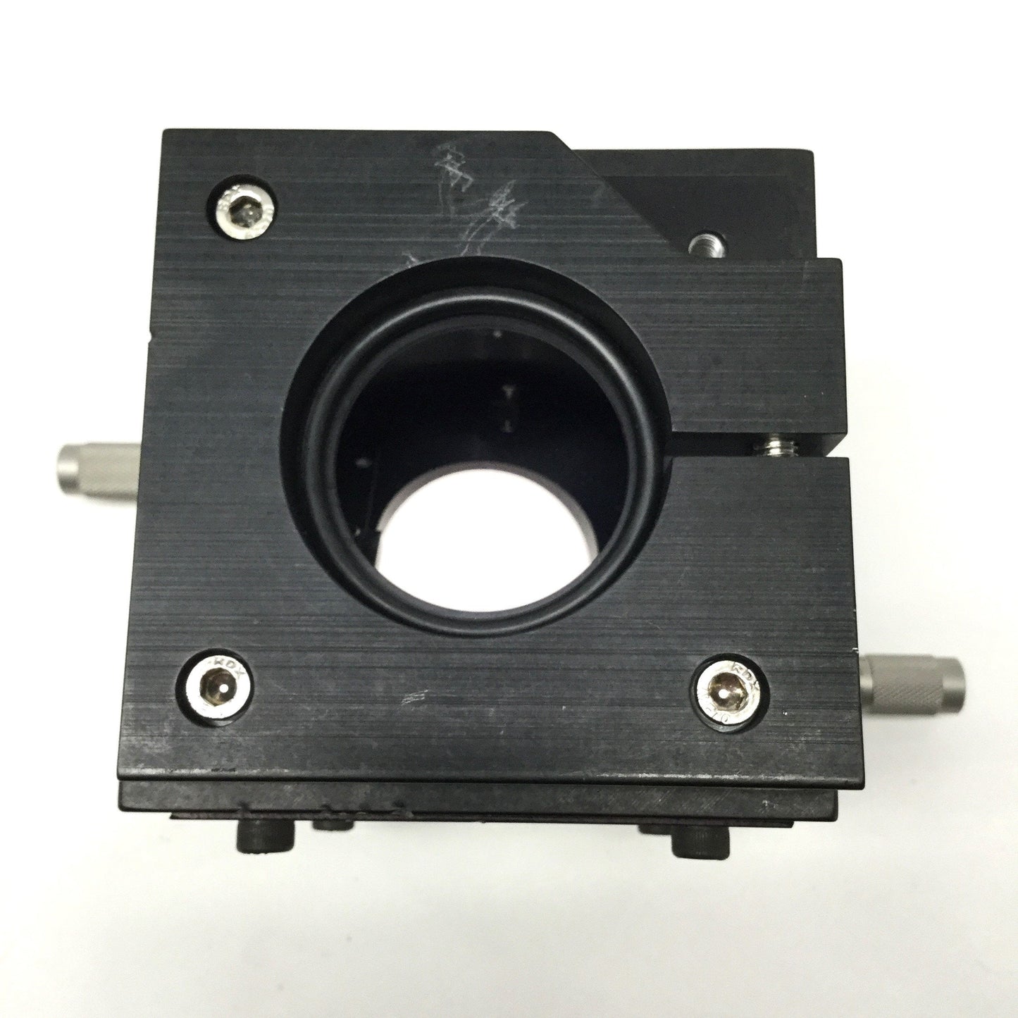 Used Spiricon Cube-Mount Adjustable Turning Mirror for YAG Laser Optics w/Micrometers